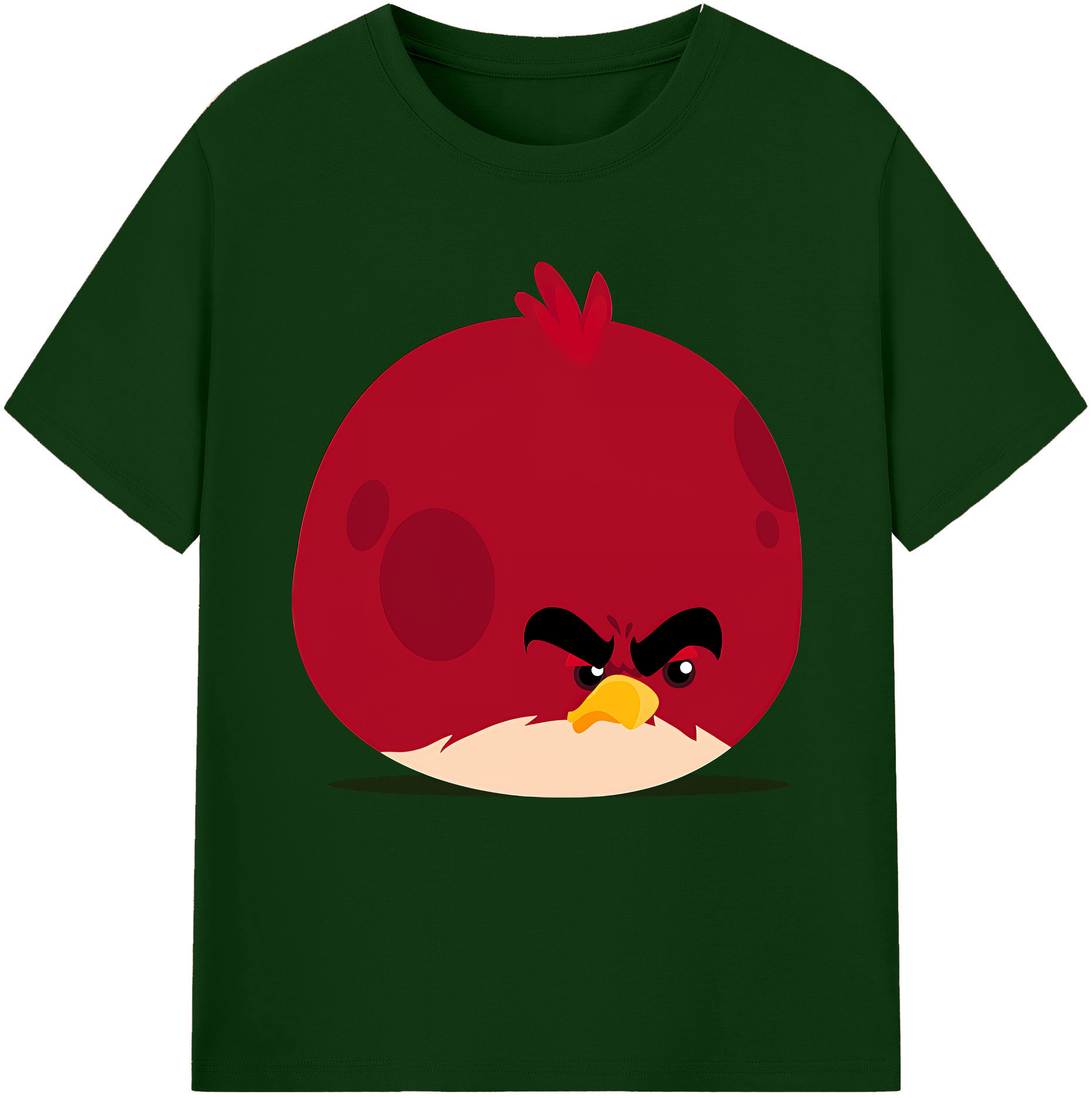 （画像用） Angry Birds アングリーバード 綿100％半袖Tシャツ（フロントプリント）